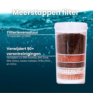Zwaartekracht 10L waterfiltersysteem met PFAS-verwijderingsfilter